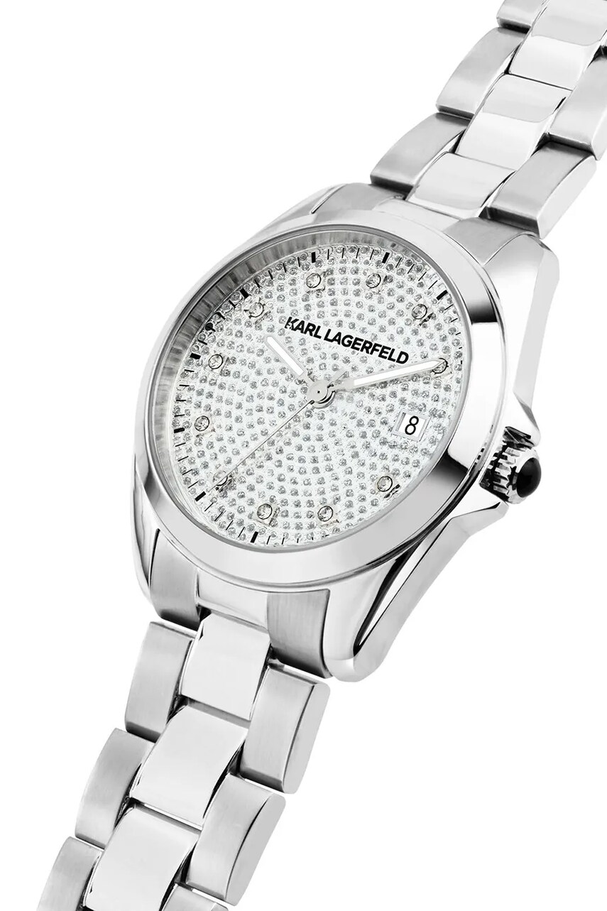 Годинник Karl Lagerfeld жіночий колір срібний R0553101509