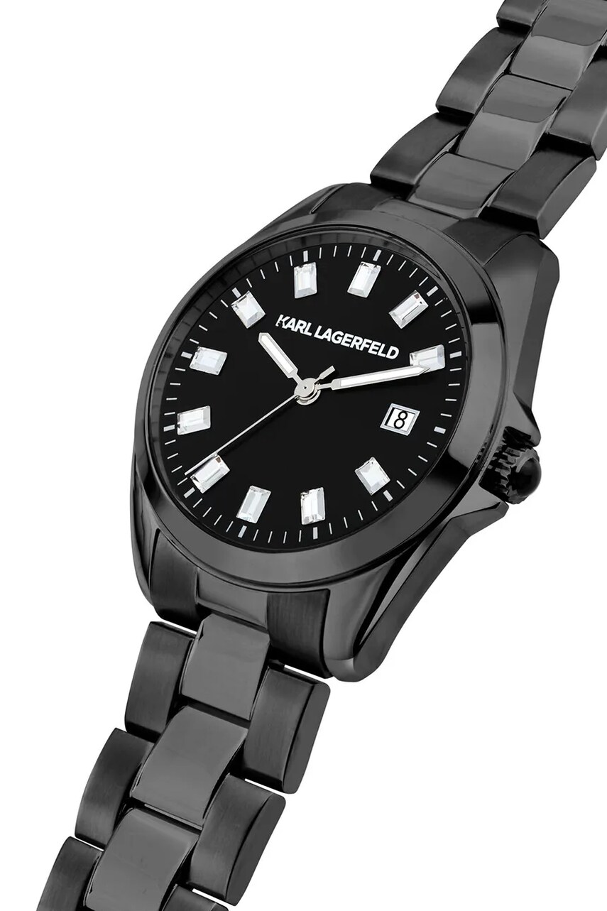 Годинник Karl Lagerfeld жіночий колір чорний R0553101513