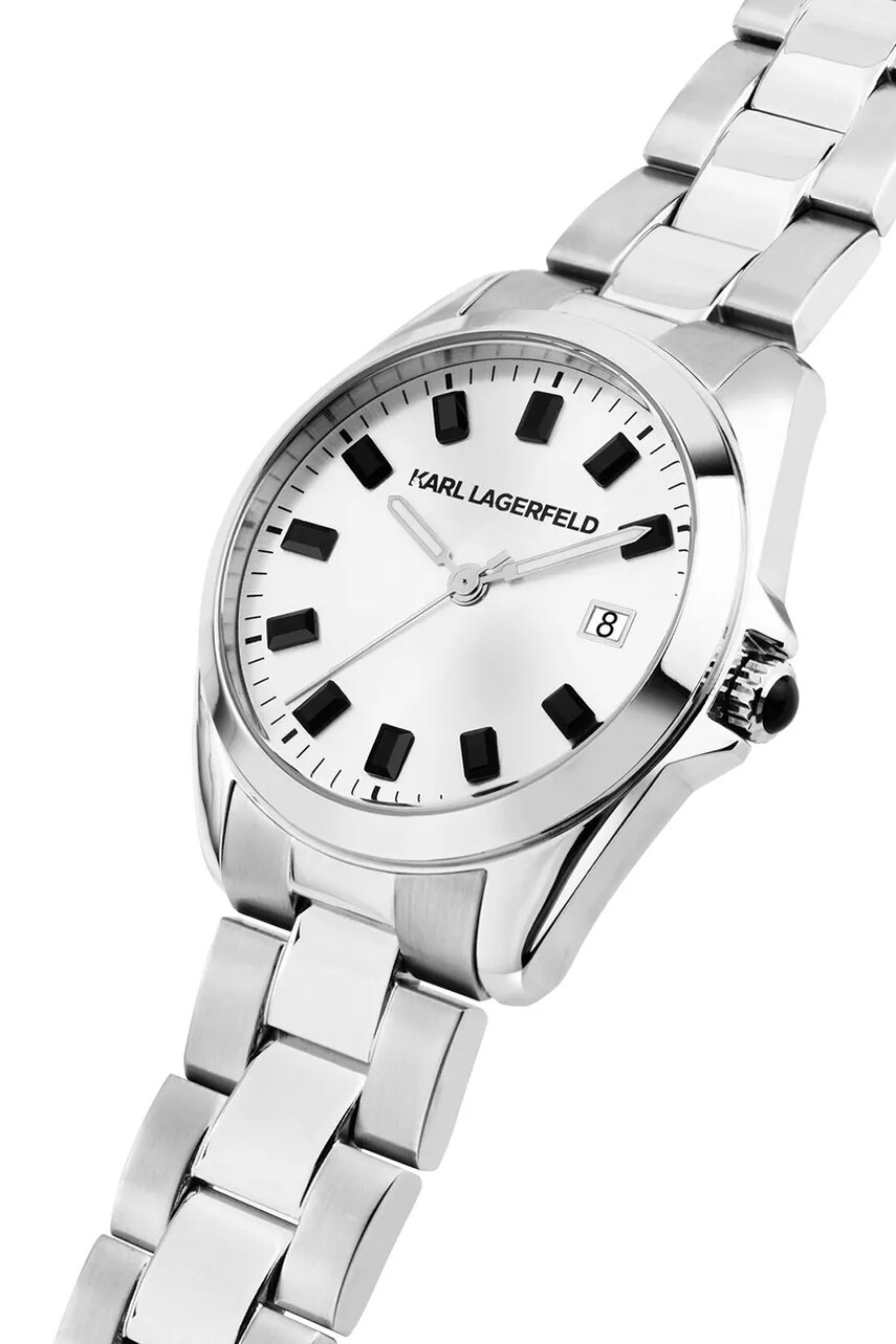 Годинник Karl Lagerfeld жіночий колір срібний R0553101514