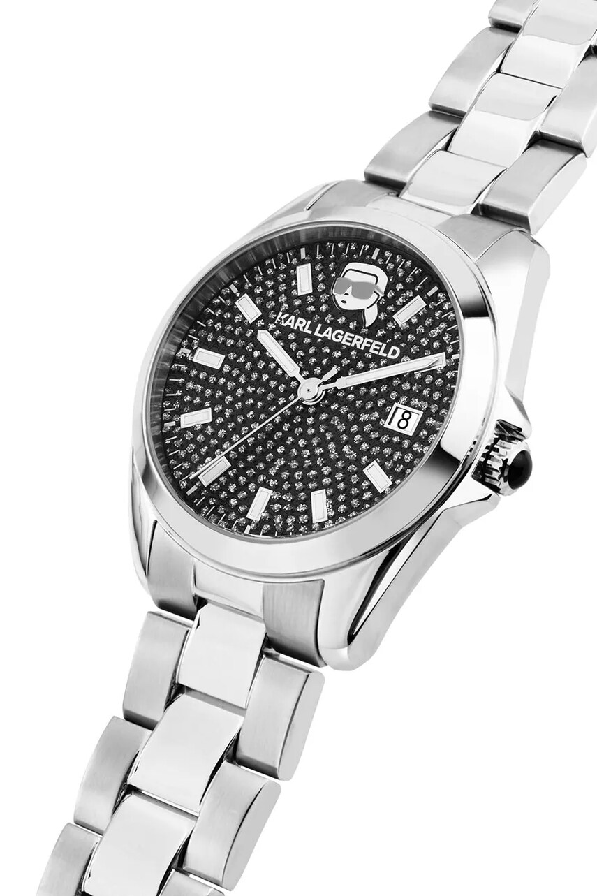 Годинник Karl Lagerfeld жіночий колір срібний R0553101515
