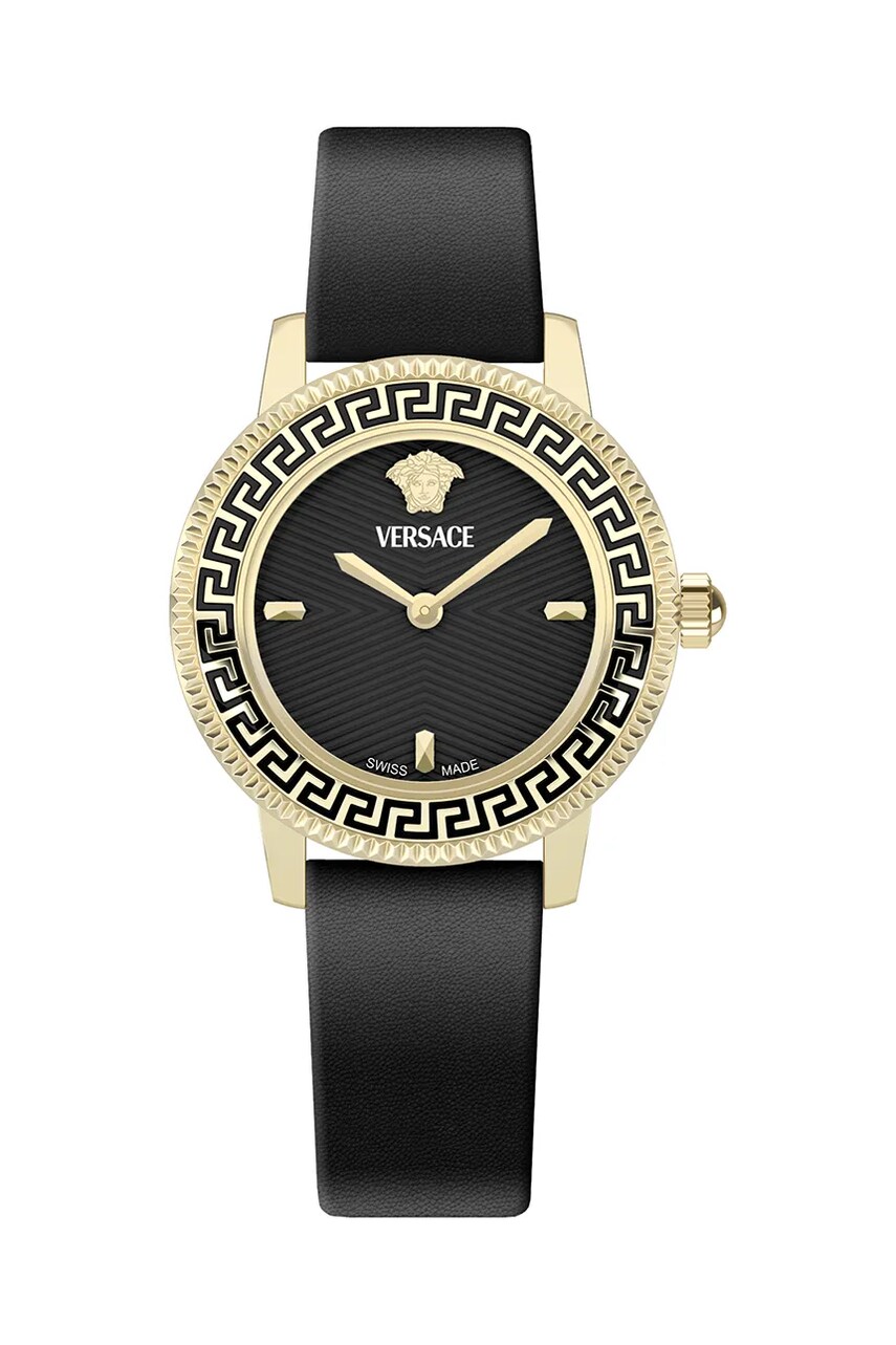 Годинник Versace жіночий колір чорний VEUCA0224