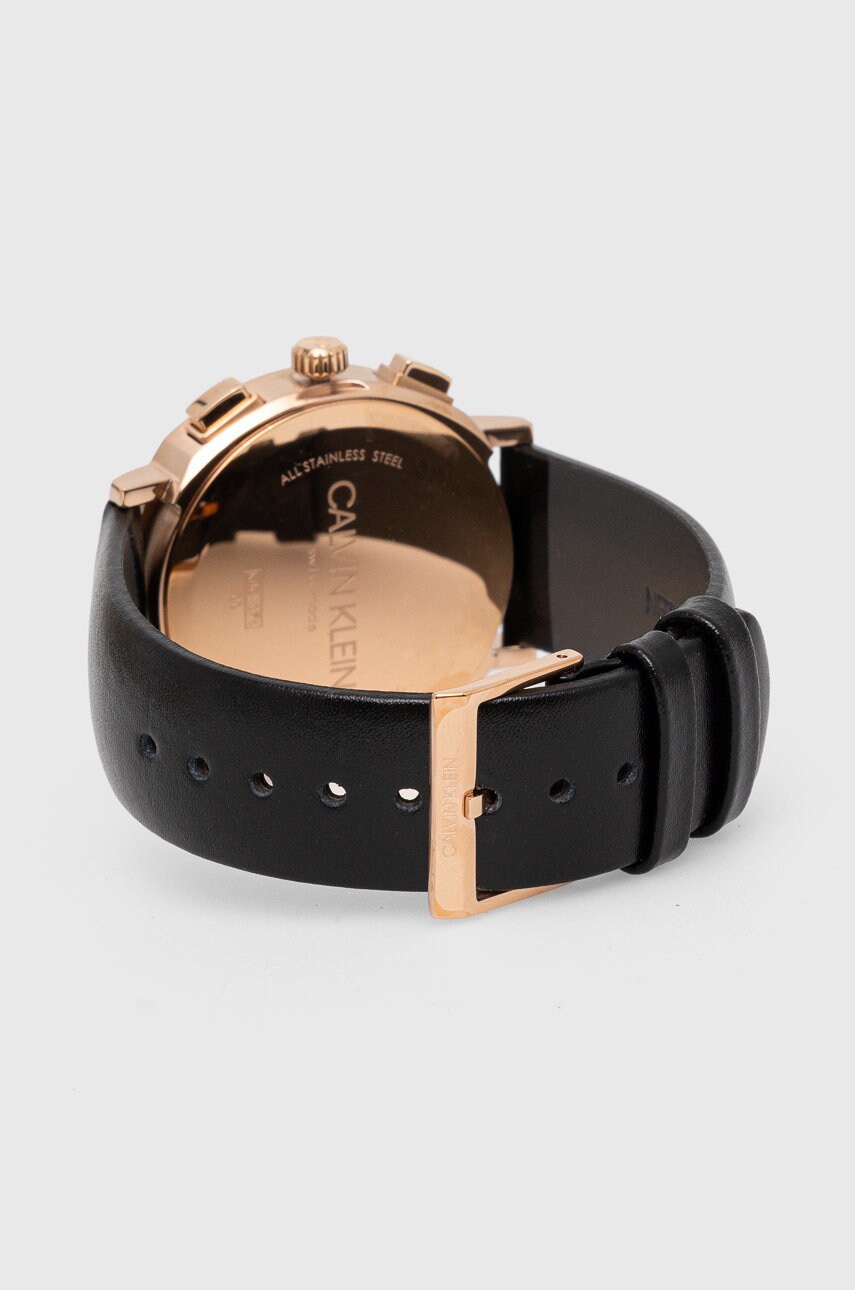 Годинник Calvin Klein чоловічий колір чорний