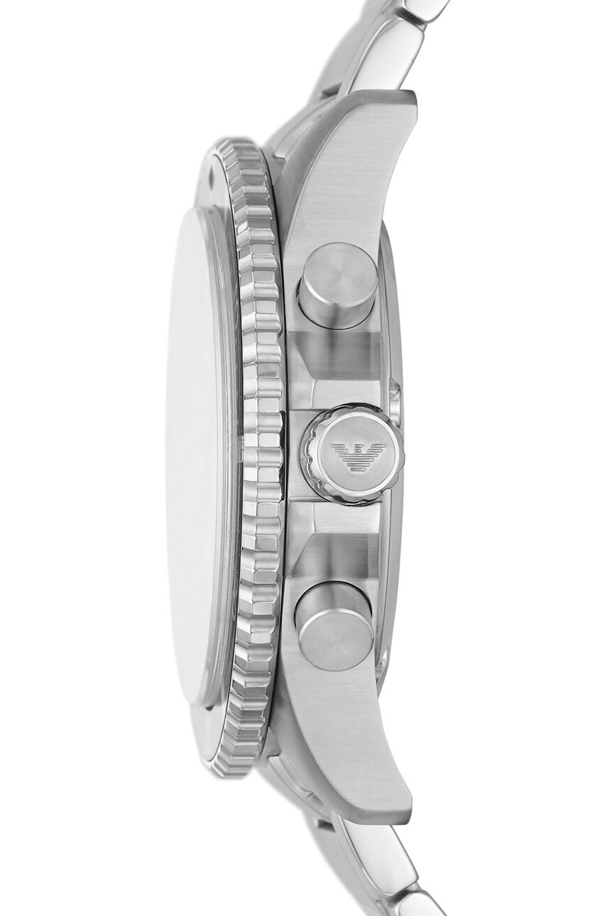 Годинник Emporio Armani чоловічий колір срібний
