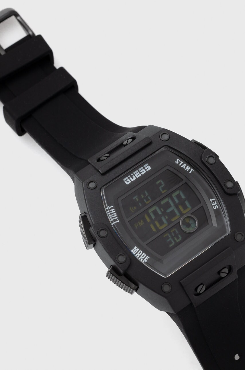 Годинник Guess чоловічий колір чорний