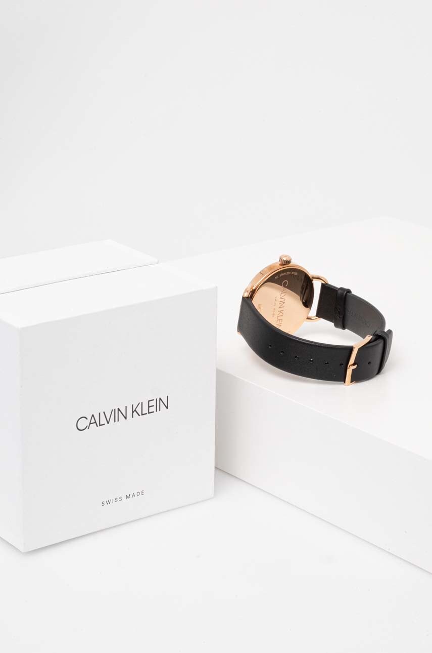 Годинник Calvin Klein чоловічий колір чорний