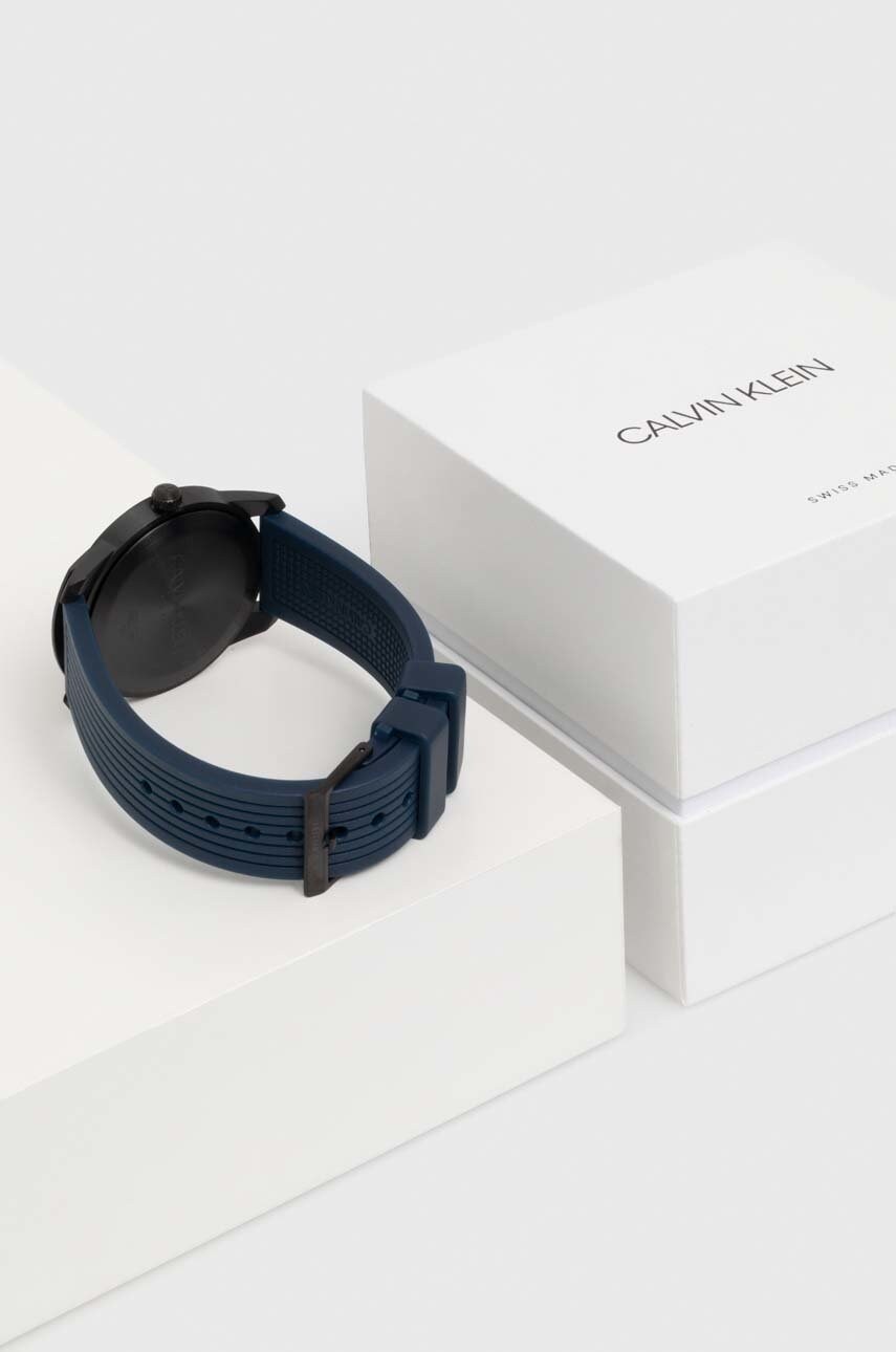 Годинник Calvin Klein K8R114VN чоловічий колір синій