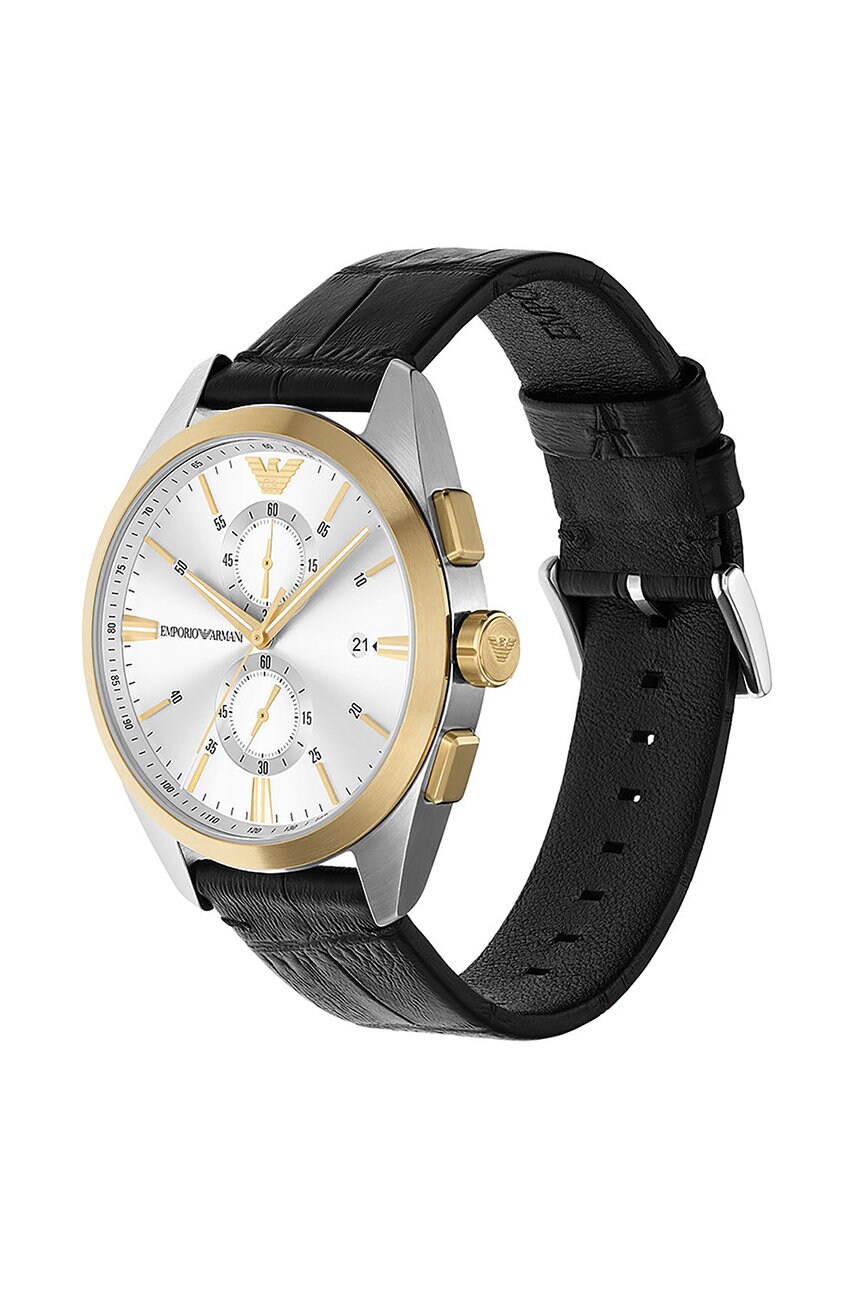 Годинник Emporio Armani чоловічий колір срібний