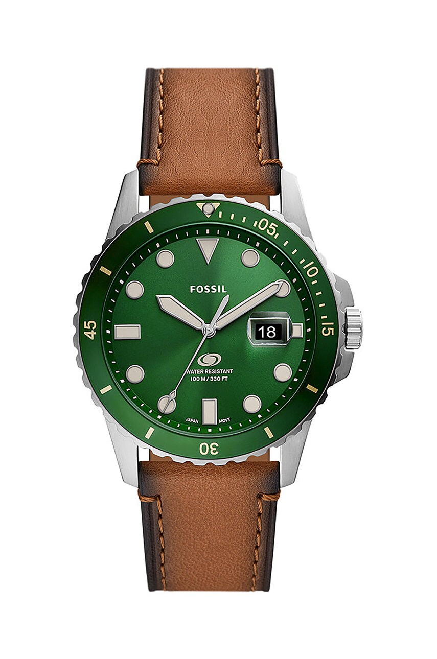 Годинник Fossil чоловічий колір срібний