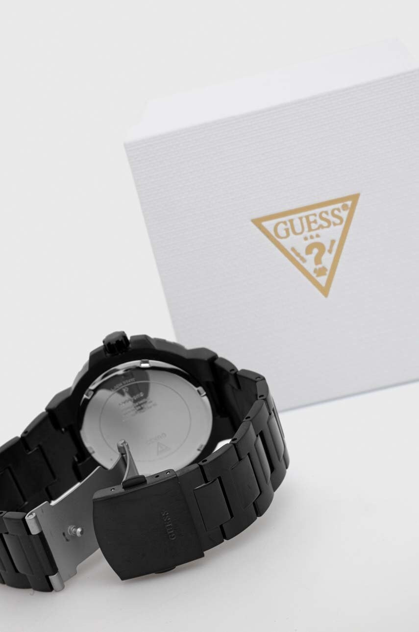 Годинник Guess чоловічий колір чорний