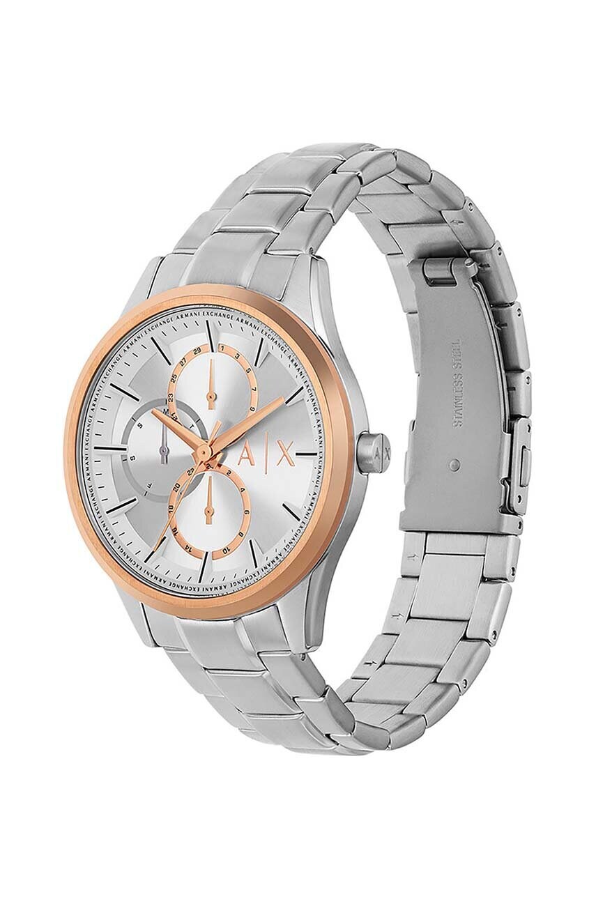Годинник Armani Exchange чоловічий колір срібний