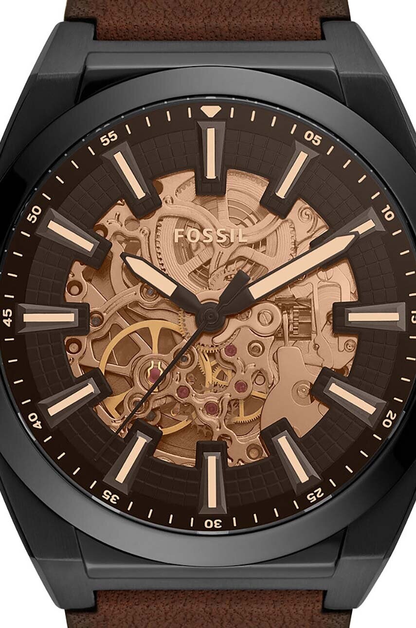 Годинник Fossil чоловічий колір чорний