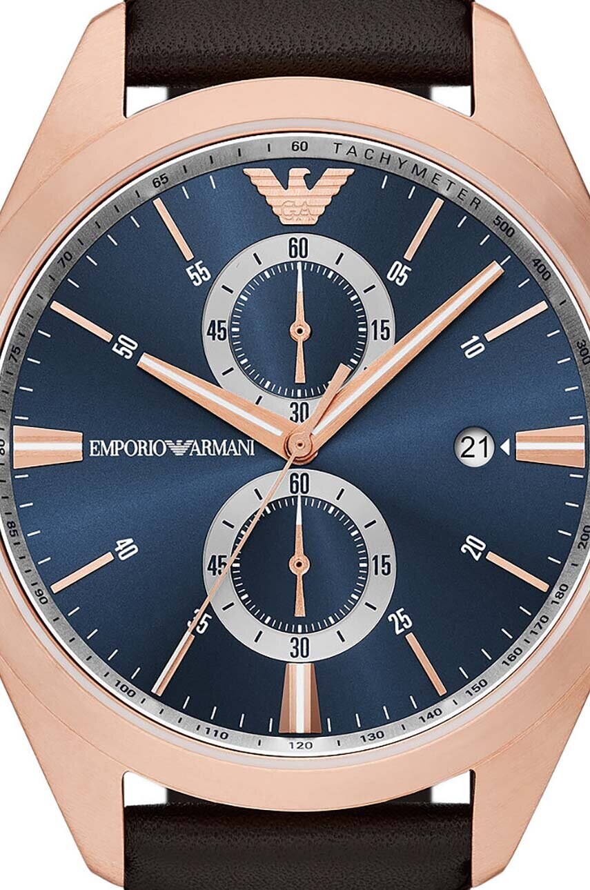Годинник Emporio Armani чоловічий колір червоний