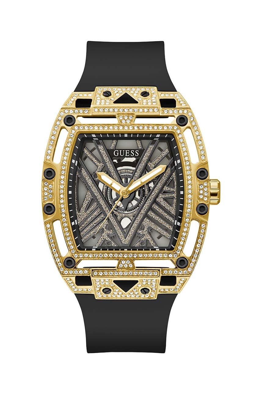 Годинник Guess чоловічий колір чорний