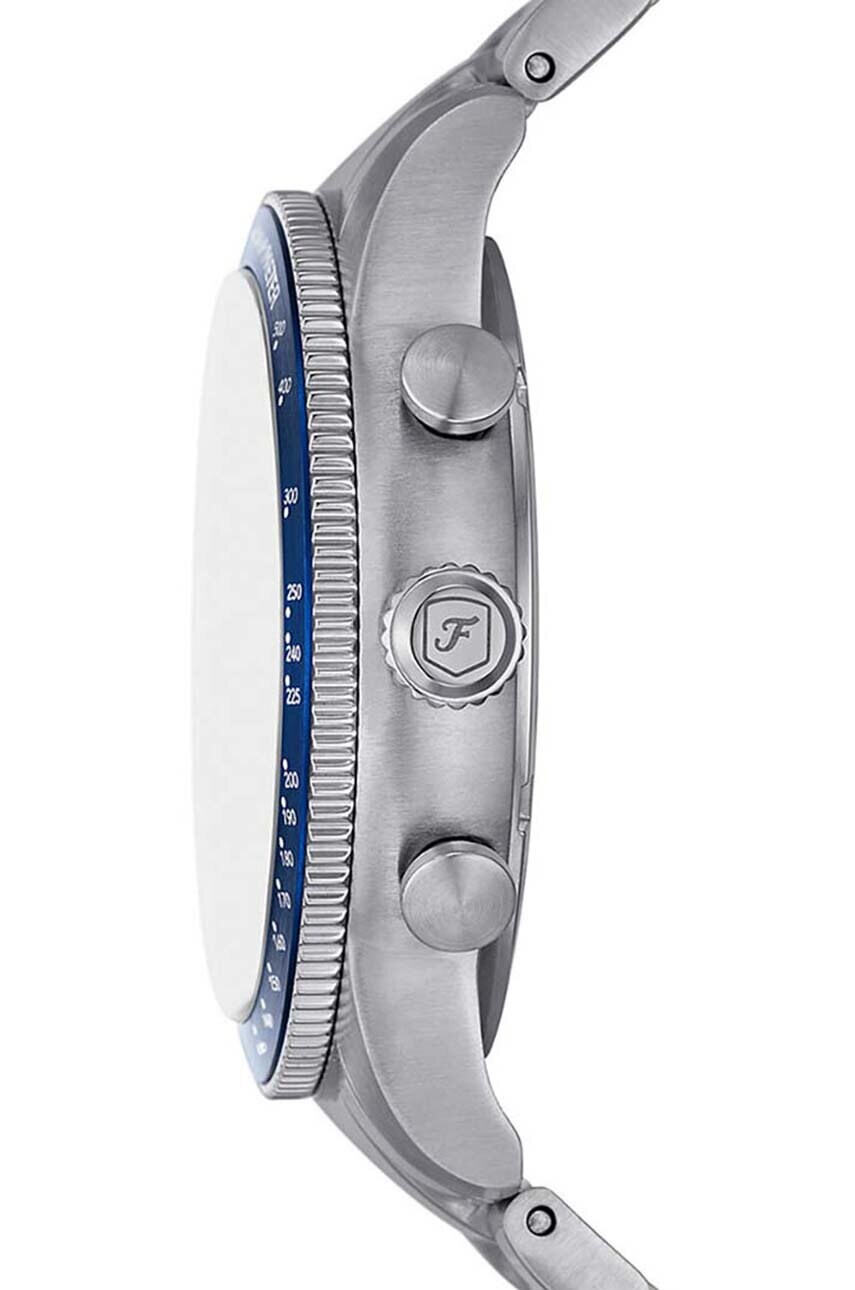 Годинник Fossil FS6047 чоловічий колір срібний