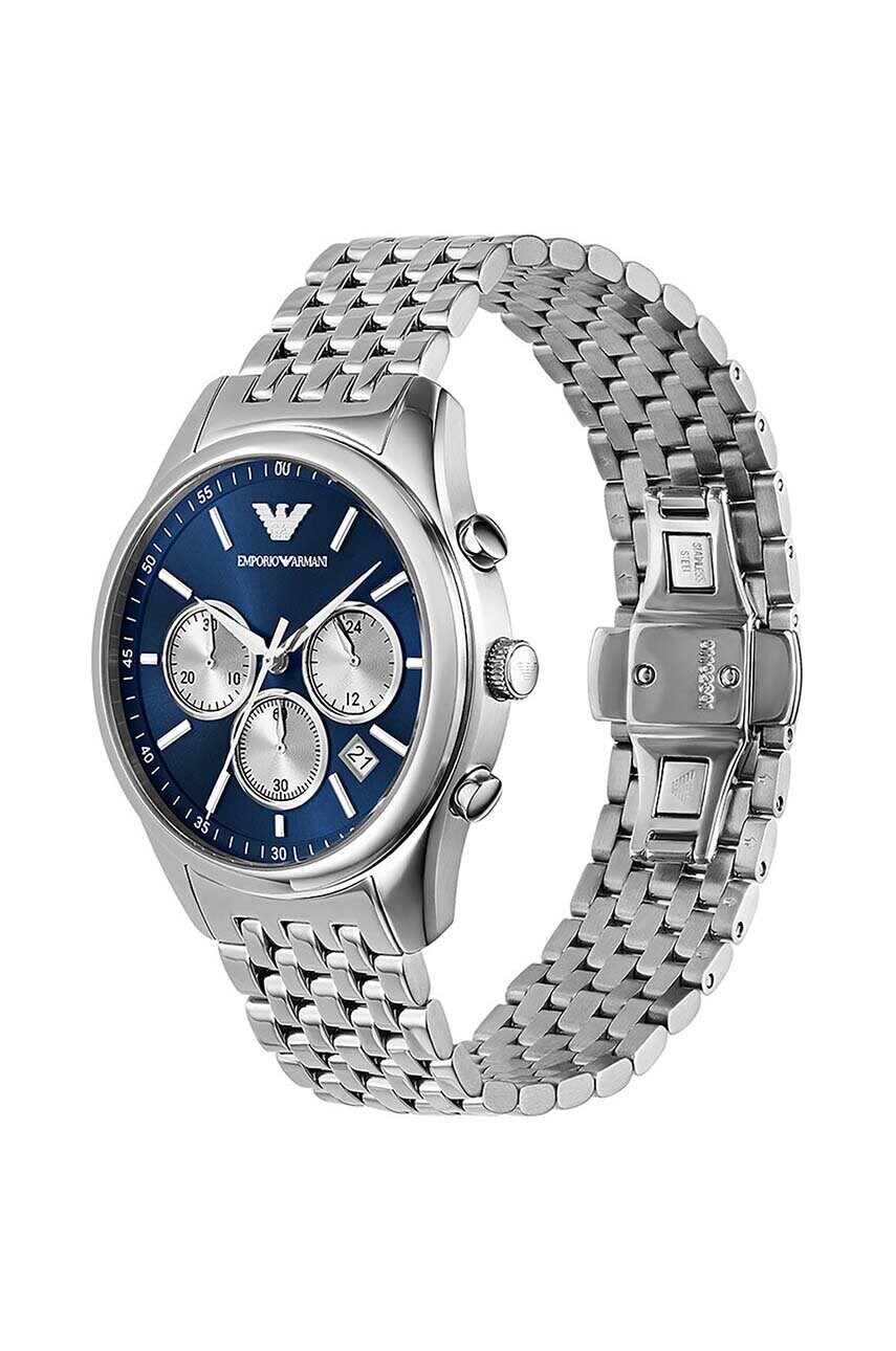 Годинник Emporio Armani AR11582 чоловічий колір срібний