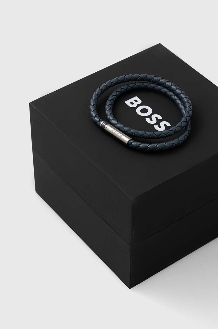 Шкіряний браслет Hugo Boss чоловіча