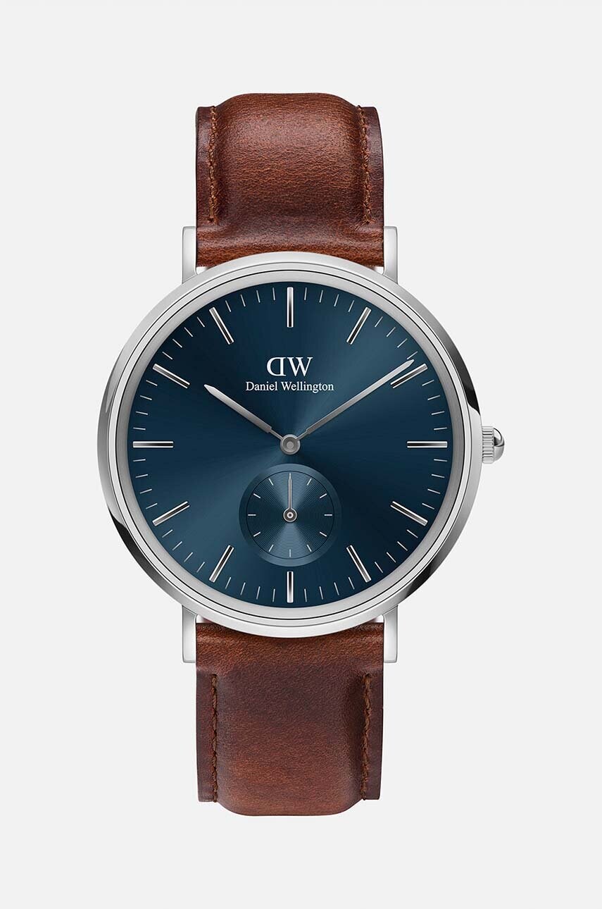 Годинник Daniel Wellington чоловічий колір коричневий