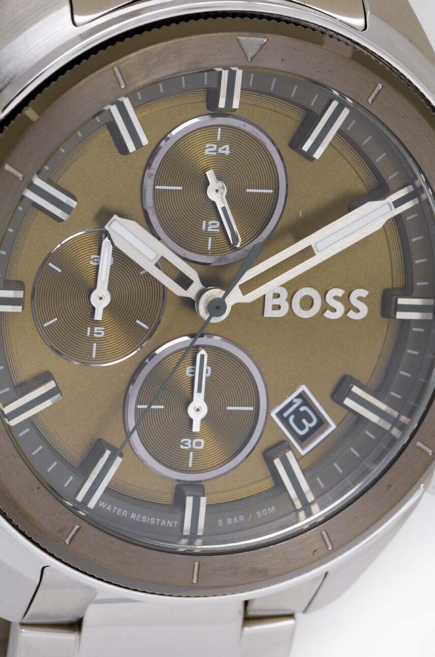 Годинник BOSS чоловічий колір срібний