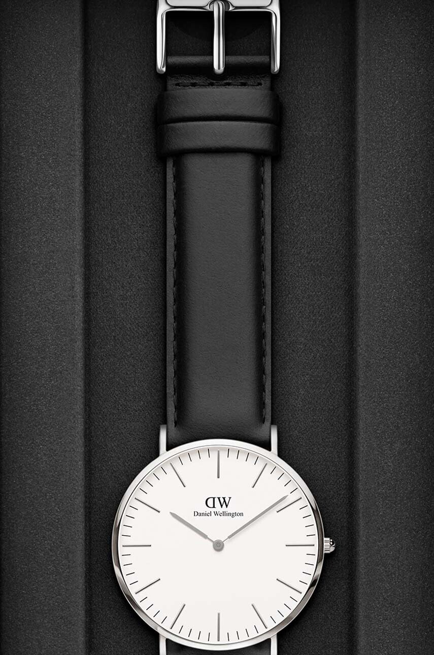 Годинник Daniel Wellington чоловічий колір чорний