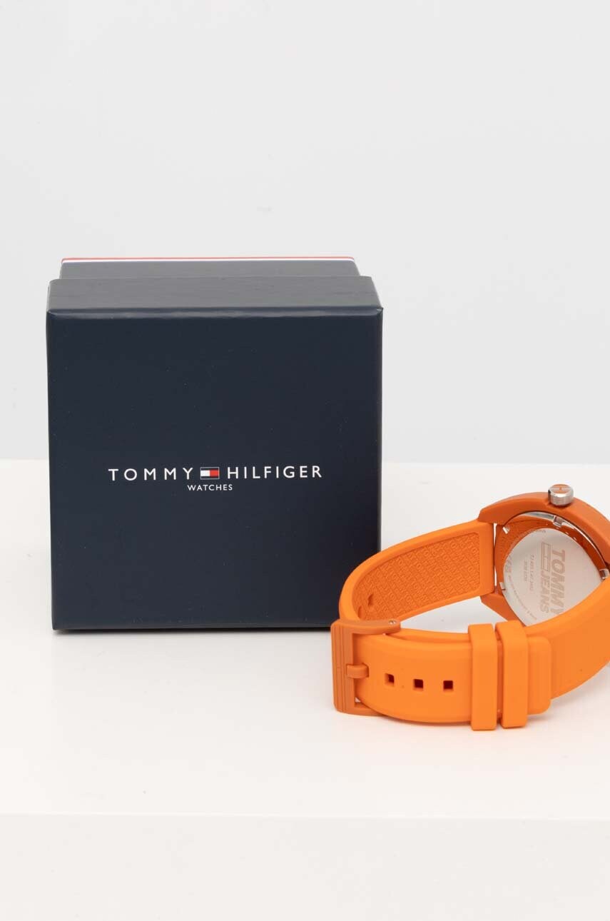Годинник Tommy Hilfiger чоловічий колір помаранчевий 1792066