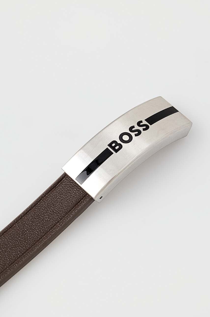 Шкіряний браслет BOSS чоловічий 1580496S