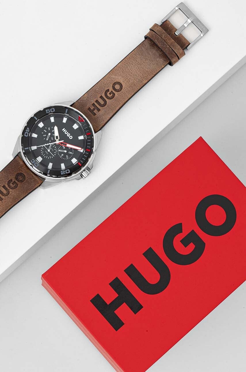 Годинник HUGO чоловічий колір срібний 1530285