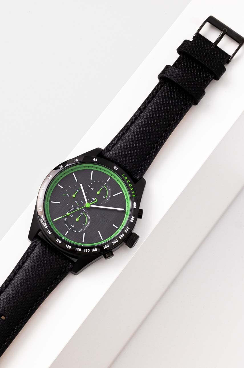 Годинник Lacoste чоловічий колір чорний 2011296