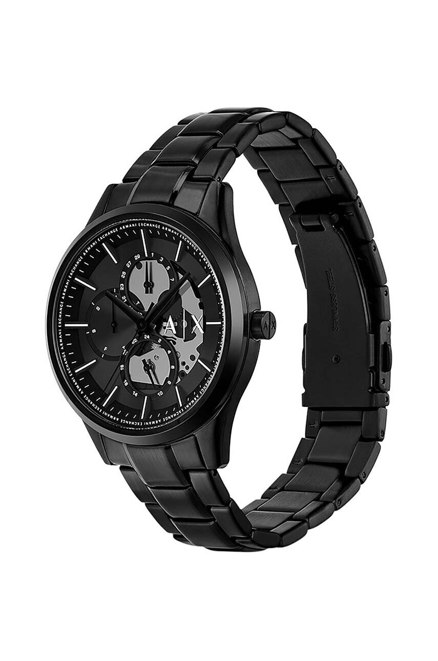 Годинник і кольє Armani Exchange колір чорний AX7160SET