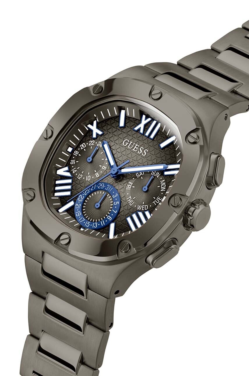 Годинник Guess чоловічий колір сірий GW0572G5