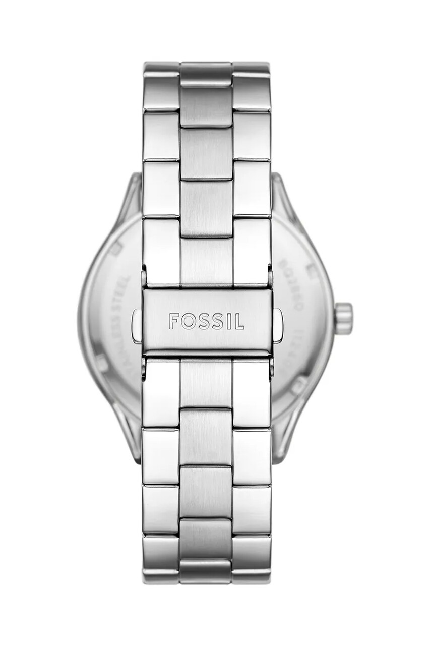 Годинник Fossil чоловічий колір срібний BQ2860