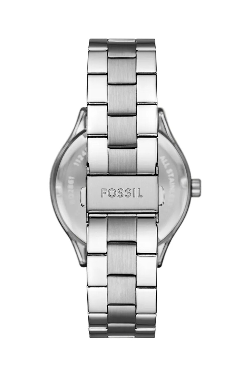 Годинник Fossil чоловічий колір срібний BQ2890