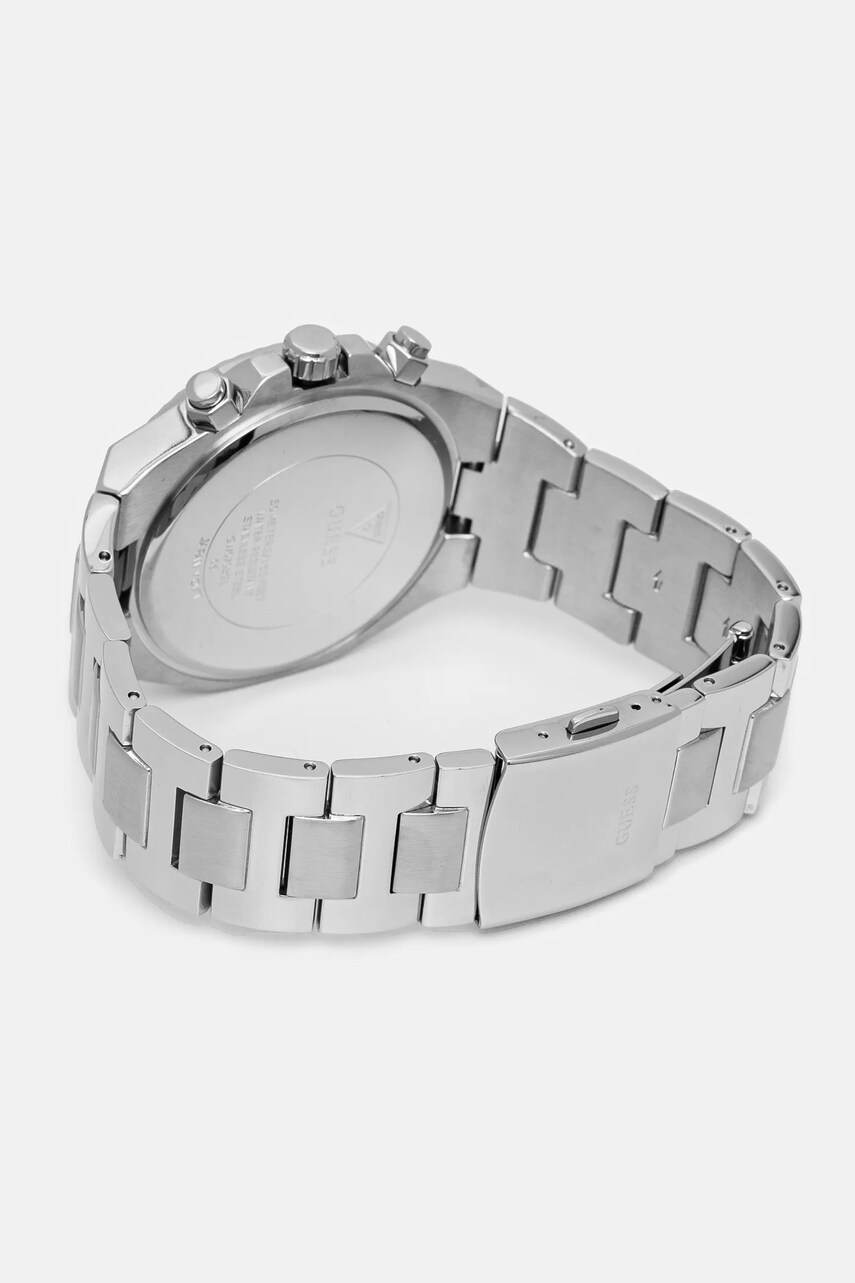Годинник Guess чоловічий колір срібний GW0703G1