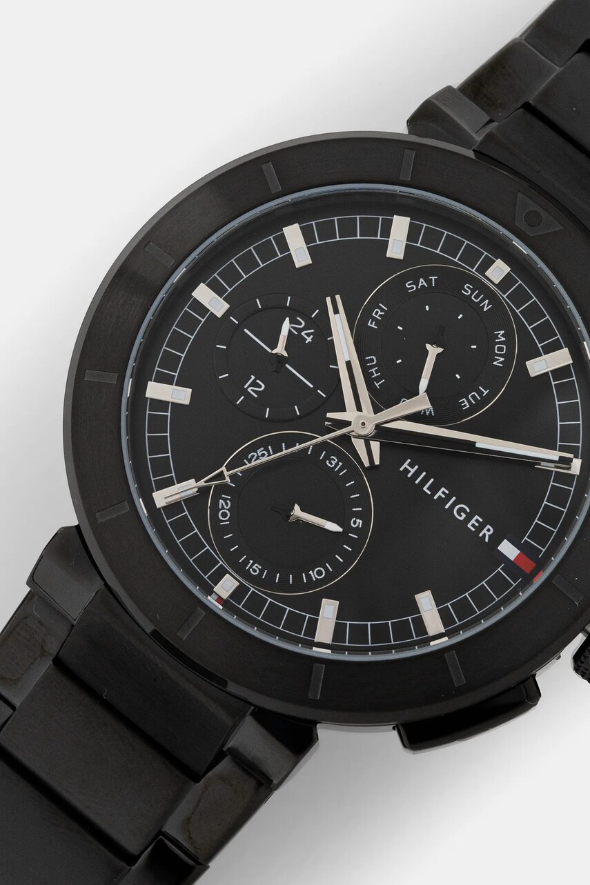 Годинник Tommy Hilfiger чоловічий колір чорний 1792119