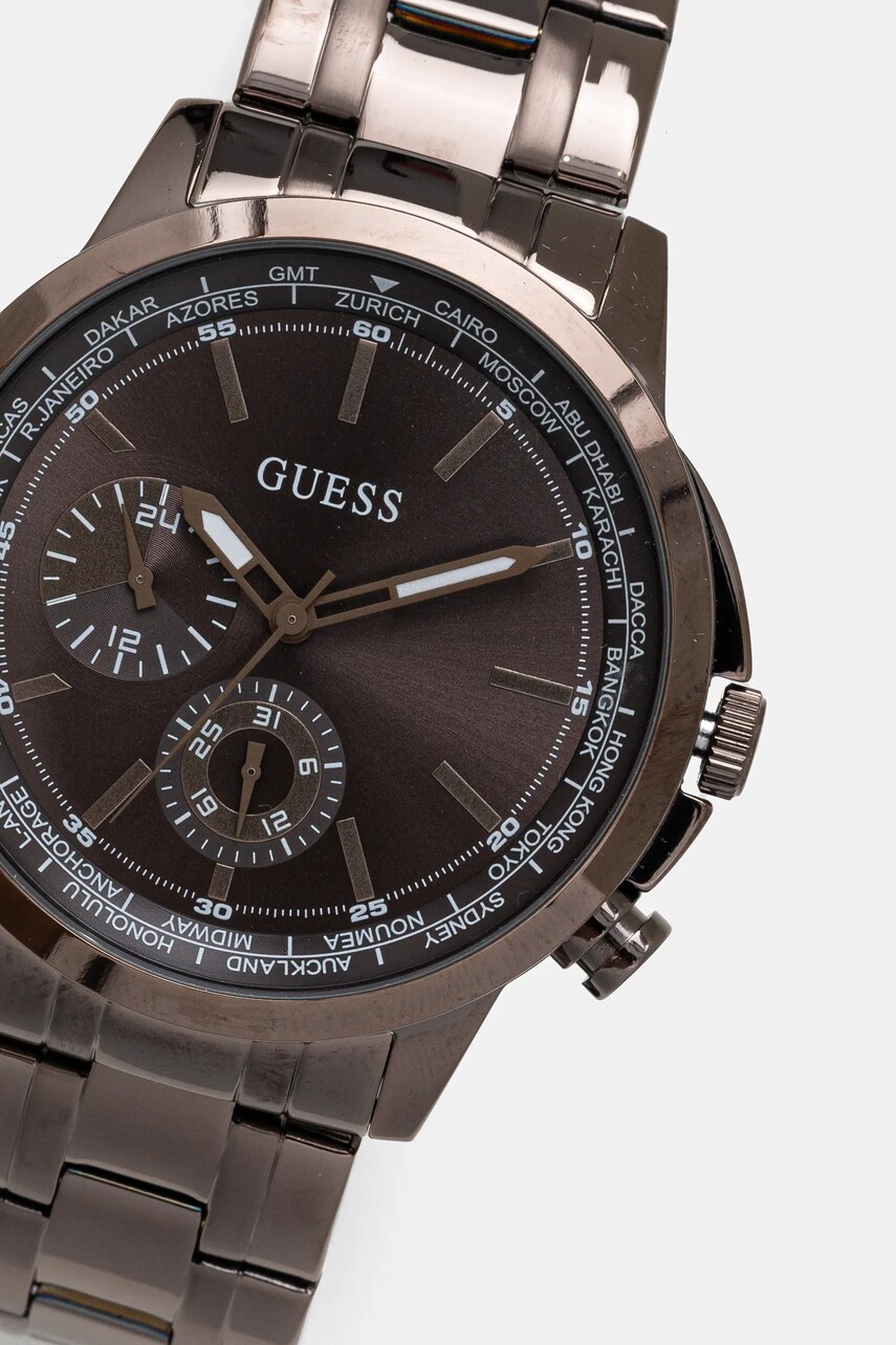 Годинник Guess чоловічий колір срібний GW0490G5
