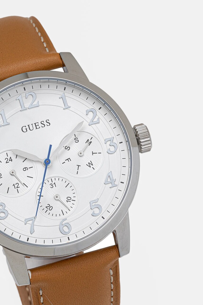Годинник Guess чоловічий колір срібний W0974G1