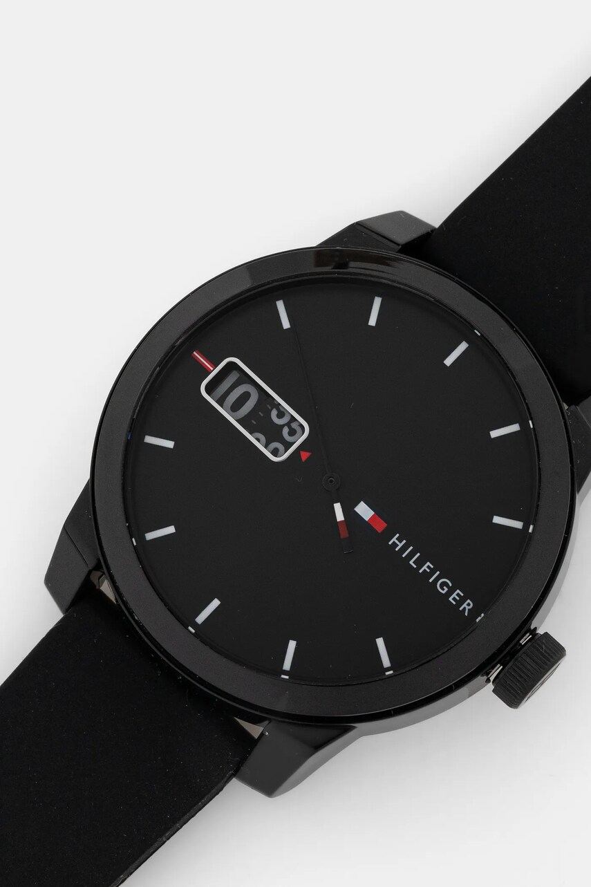 Годинник Tommy Hilfiger чоловічий колір чорний 1791382