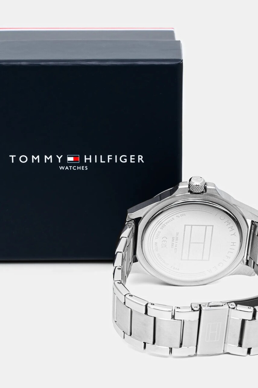 Годинник Tommy Hilfiger чоловічий колір срібний 1791995