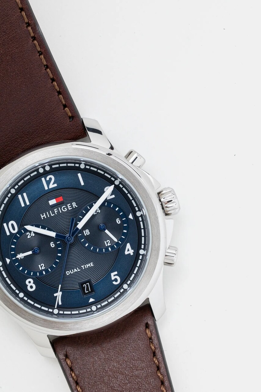 Годинник Tommy Hilfiger чоловічий колір коричневий 1710625