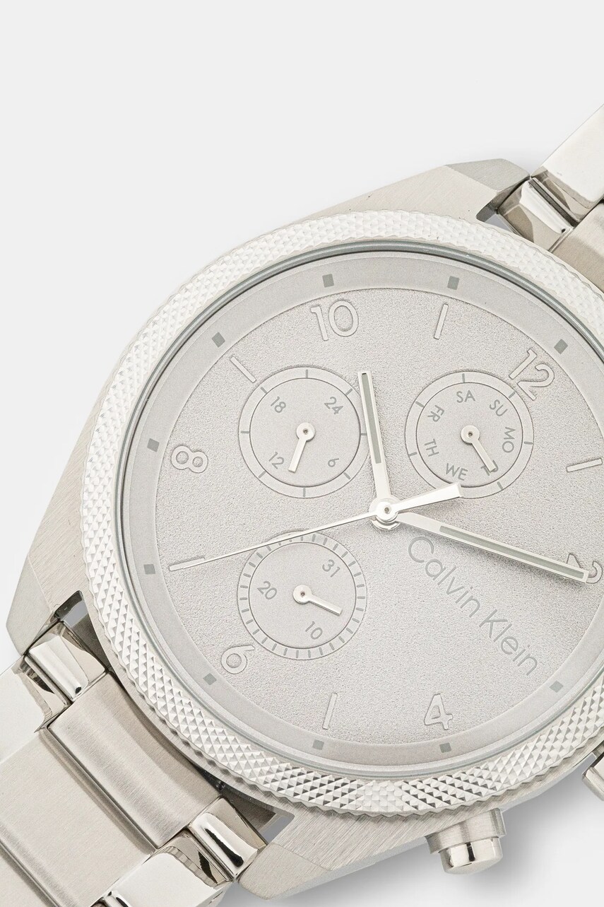 Годинник Calvin Klein чоловічий колір срібний 25200356
