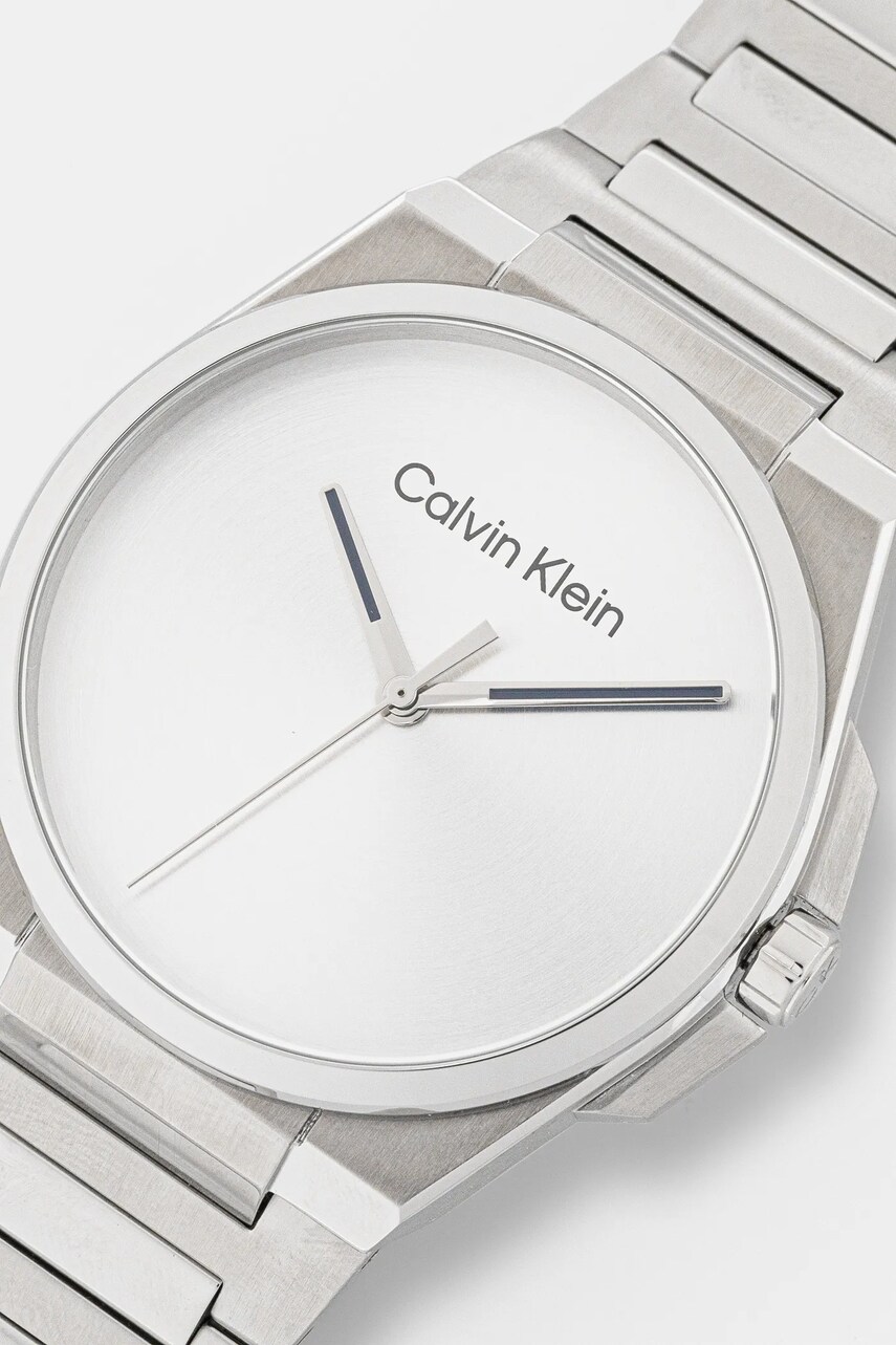 Годинник Calvin Klein чоловічий колір срібний 25200456