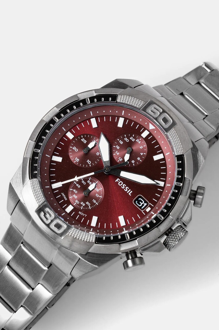 Годинник Fossil чоловічий колір сірий FS6017