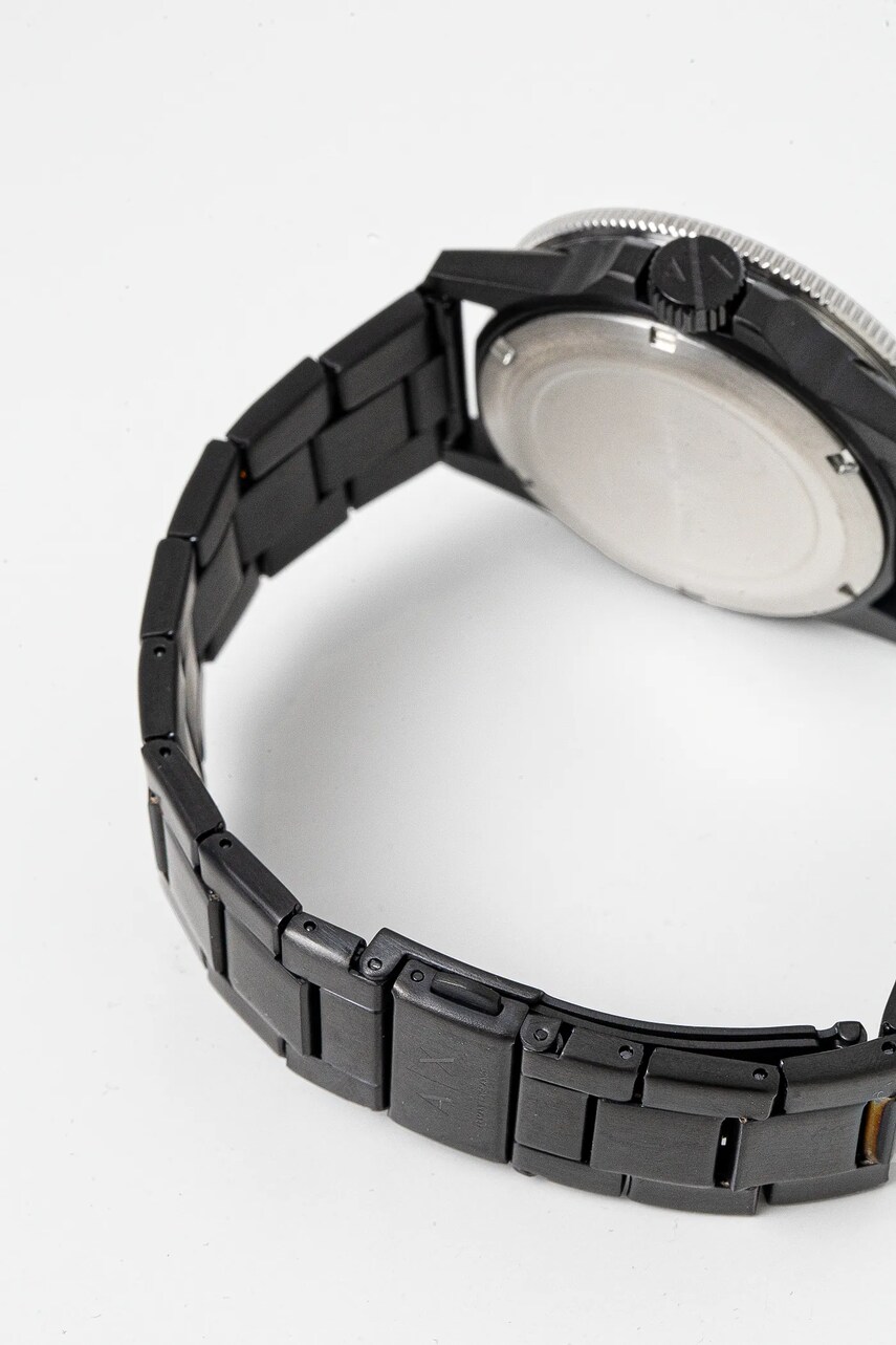 Годинник Armani Exchange чоловічий колір чорний AX1858