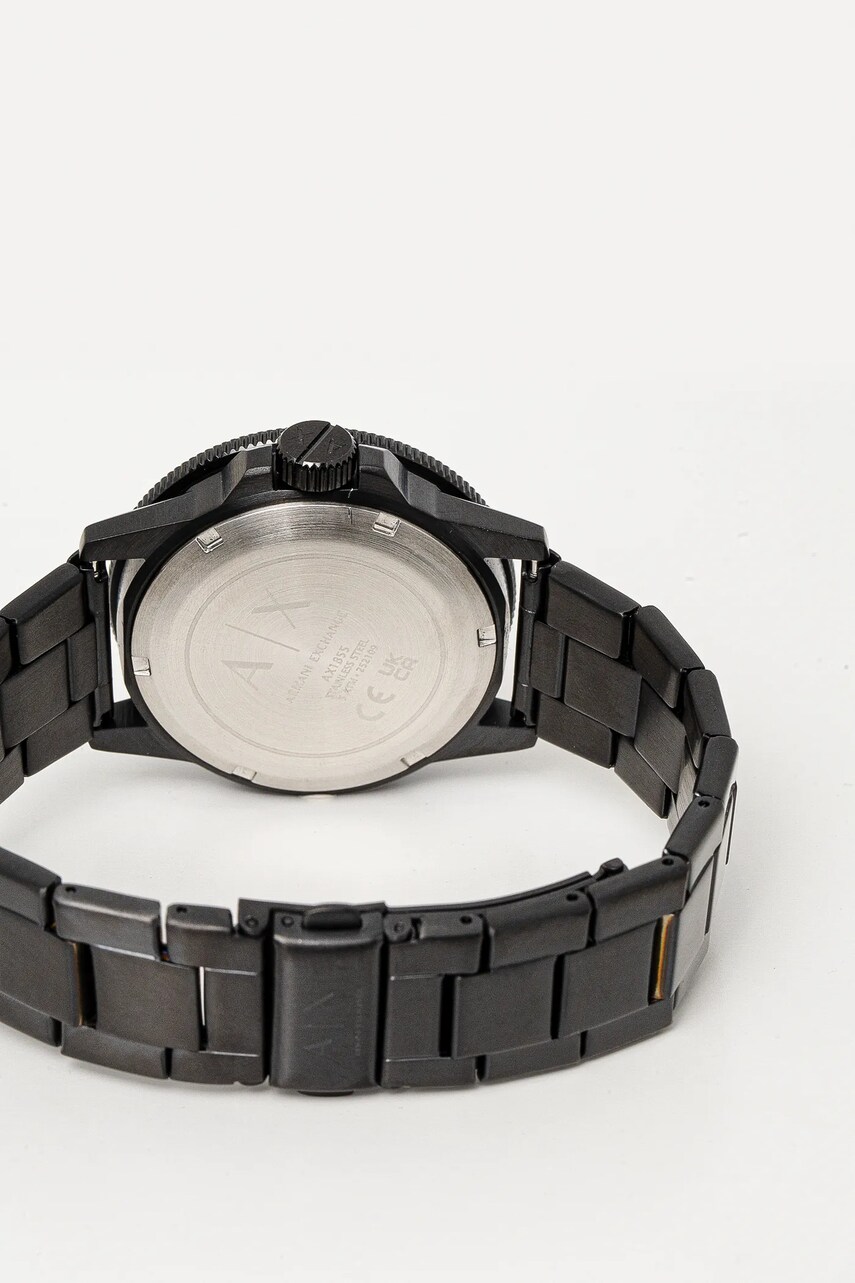 Годинник Armani Exchange чоловічий колір чорний AX1855