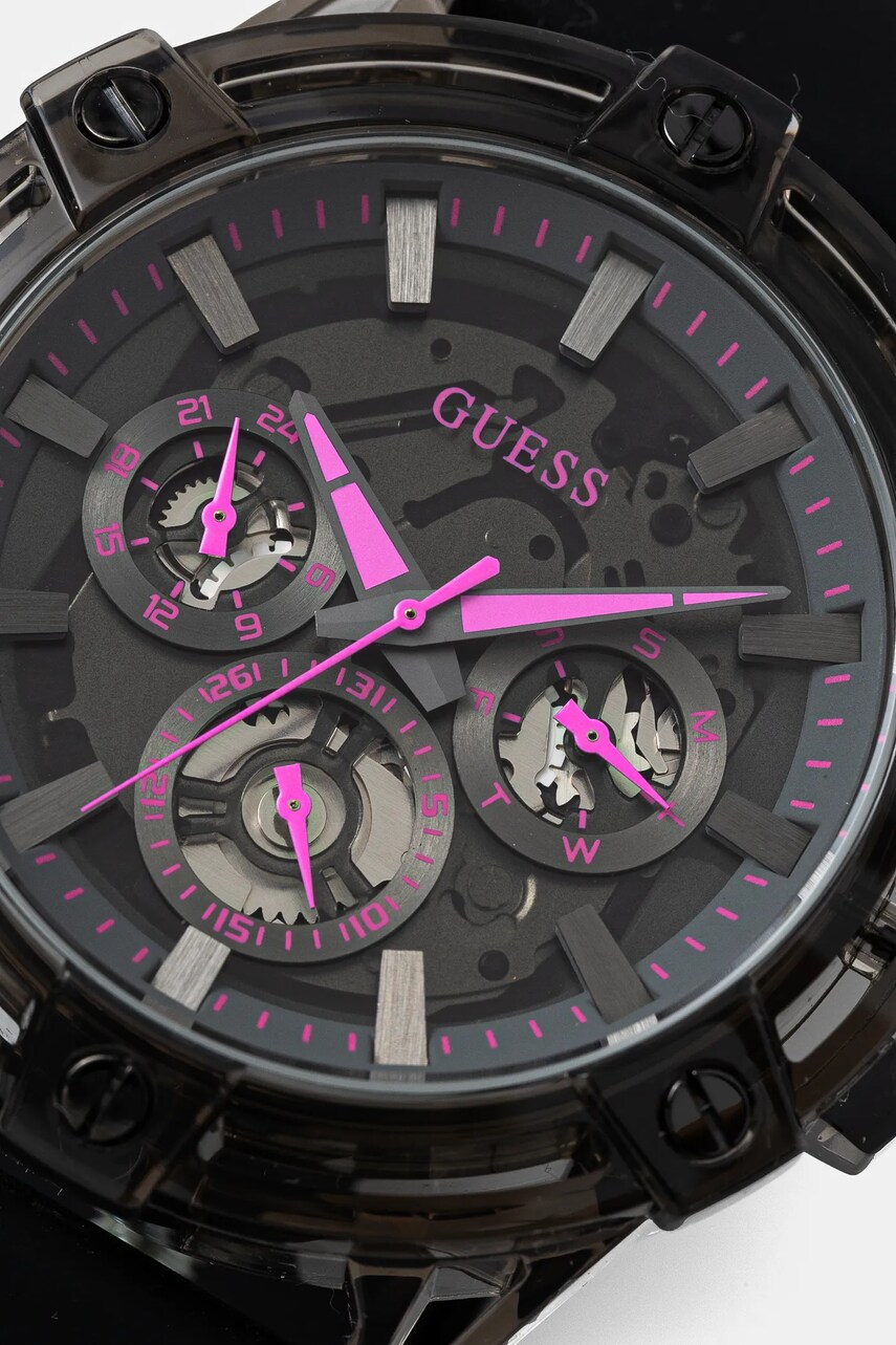 Годинник Guess чоловічий колір чорний GW0032G2