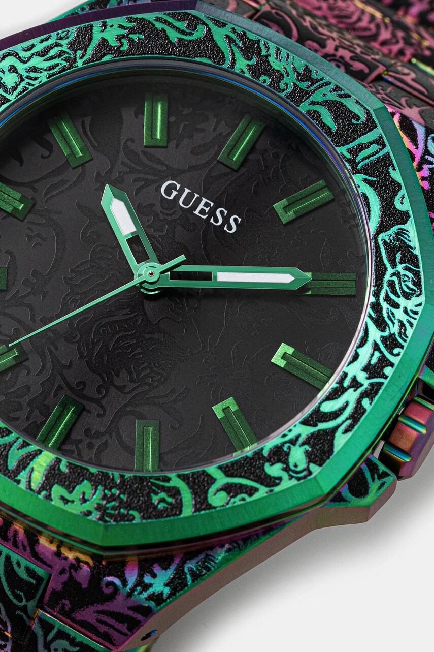Годинник Guess чоловічий колір чорний GW0700G3