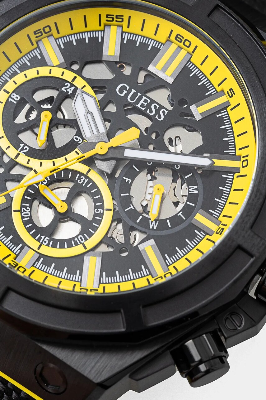 Годинник Guess чоловічий колір чорний GW0713G2