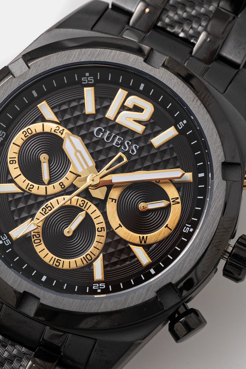 Годинник Guess чоловічий колір чорний GW0714G4