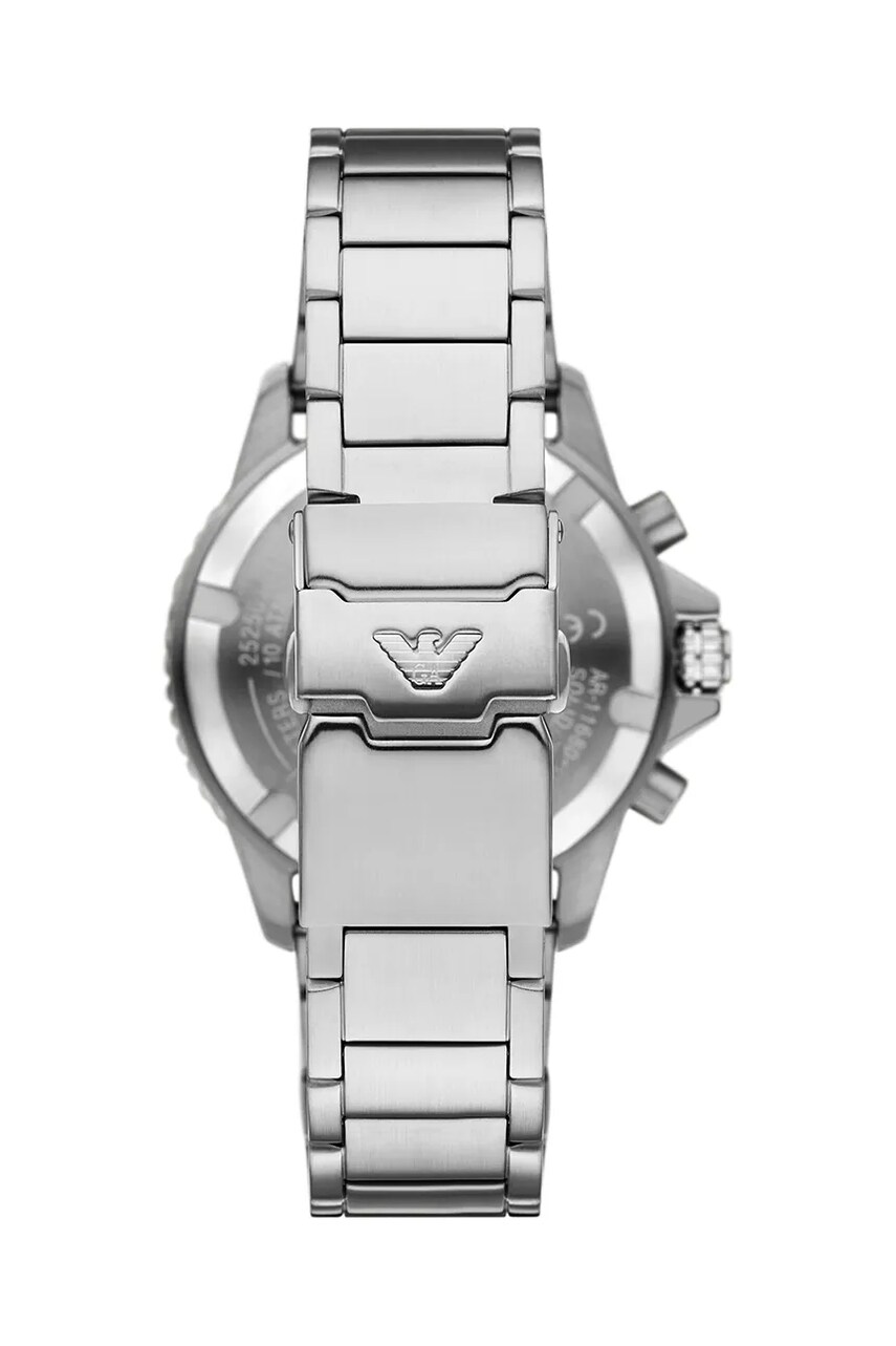 Годинник Emporio Armani WORLD EXPLORER чоловічий колір срібний AR11681