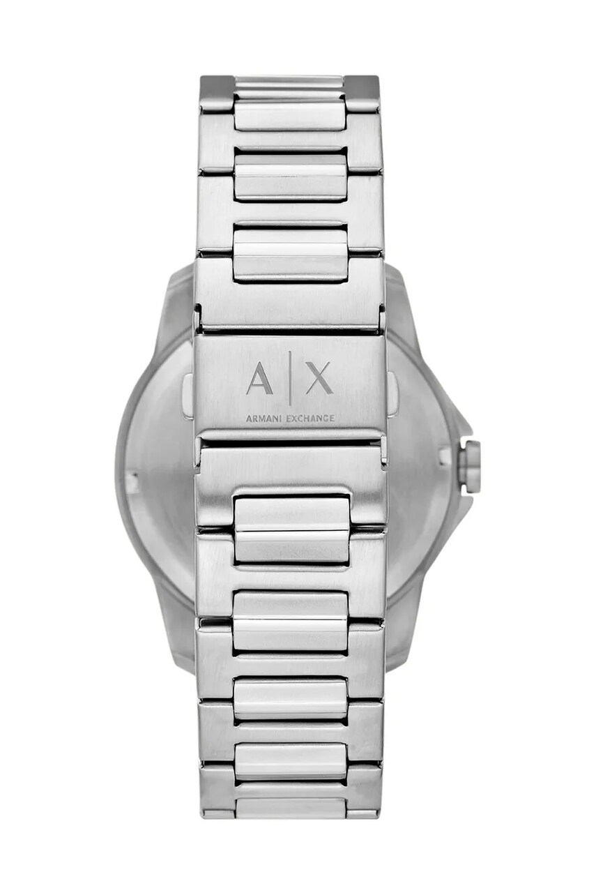 Годинник Armani Exchange BANKS чоловічий колір срібний AX1767