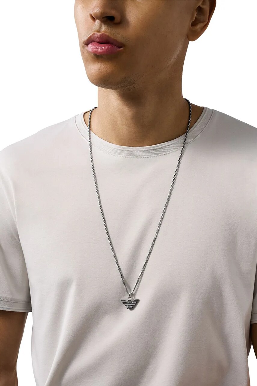Ланцюжок Emporio Armani EAGLE LOGO чоловіча EGS3169040